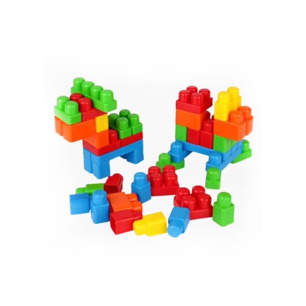 Строителен комплект, Dede, Brio Blocks, 72 части