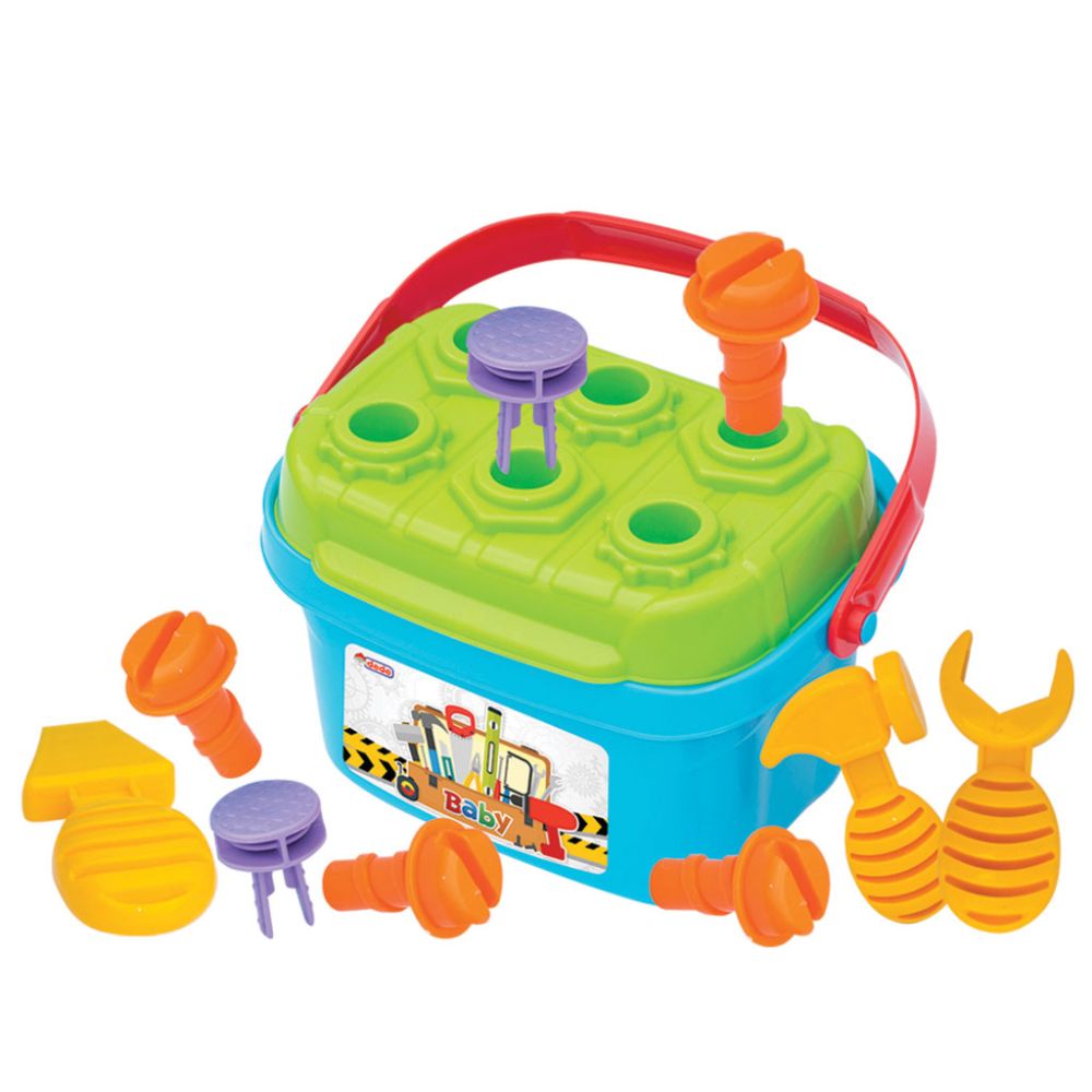 Играчка за сортиране на форми, Dede, Работна маса, 10 части