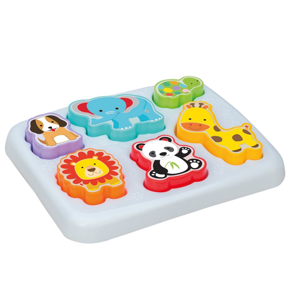 Играчка за сортиране, Dede, Сладки животинки, 7 части