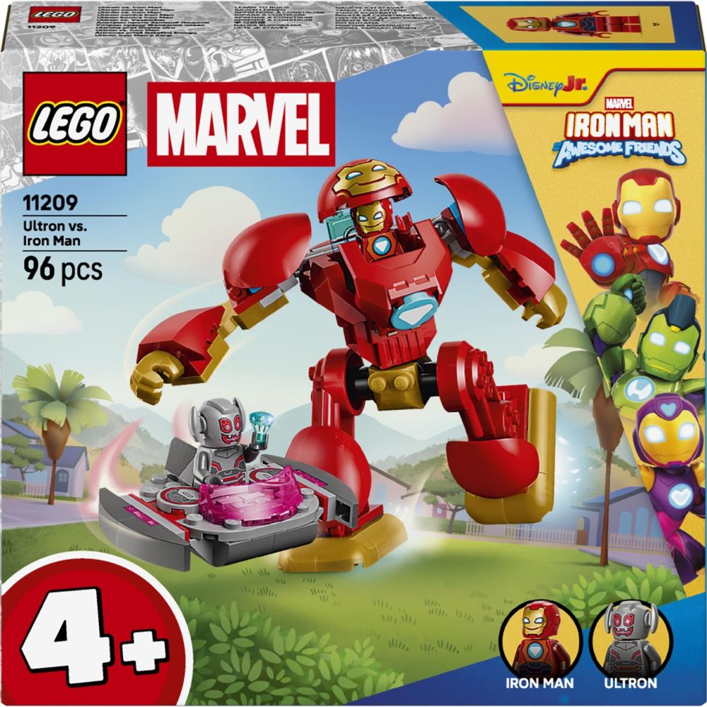 LEGO® Disney Junior Marvel Super Heroes - Ултрон срещу Железния човек (11209)