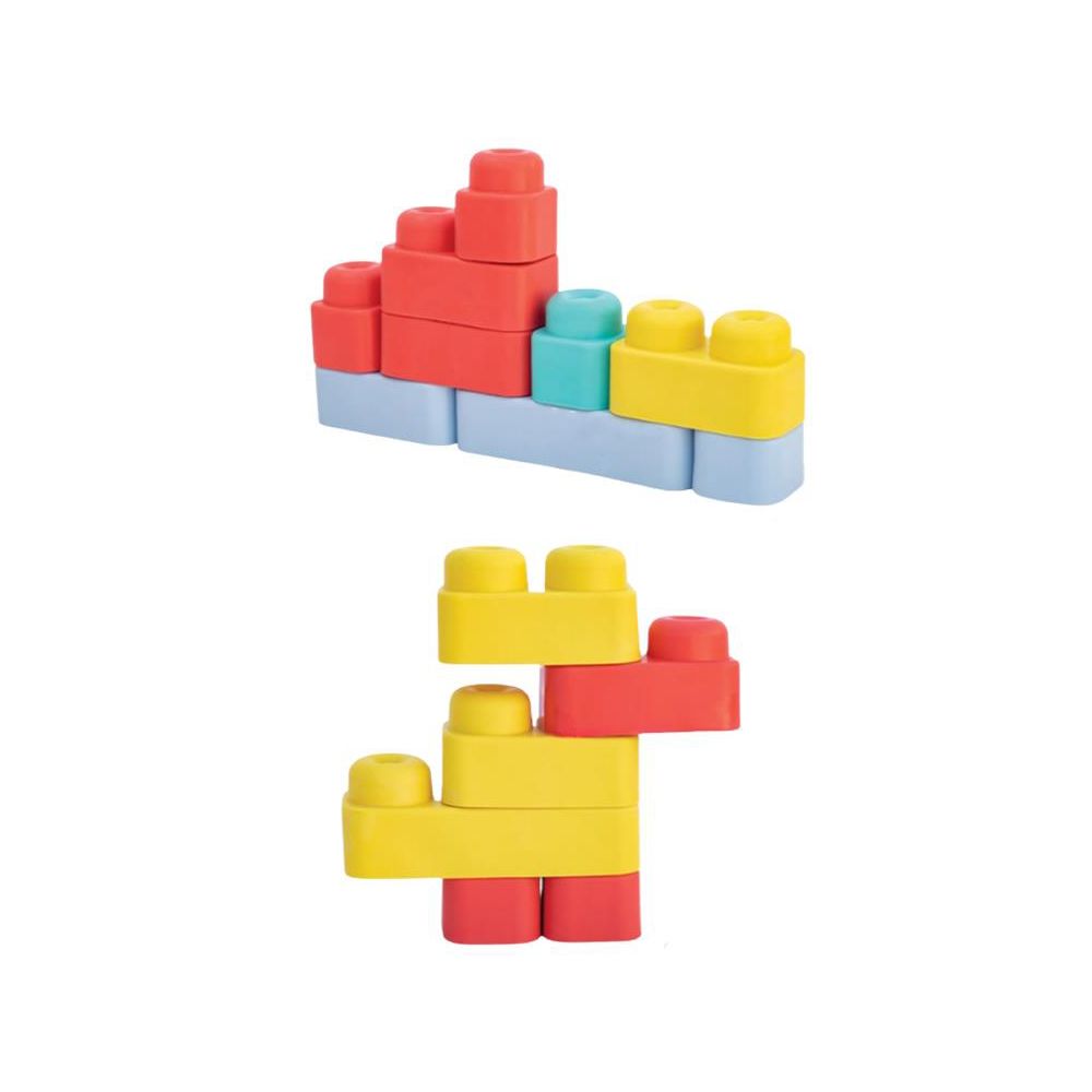 Строителен комплект, Dede, Soft Big Blocks, 18 части