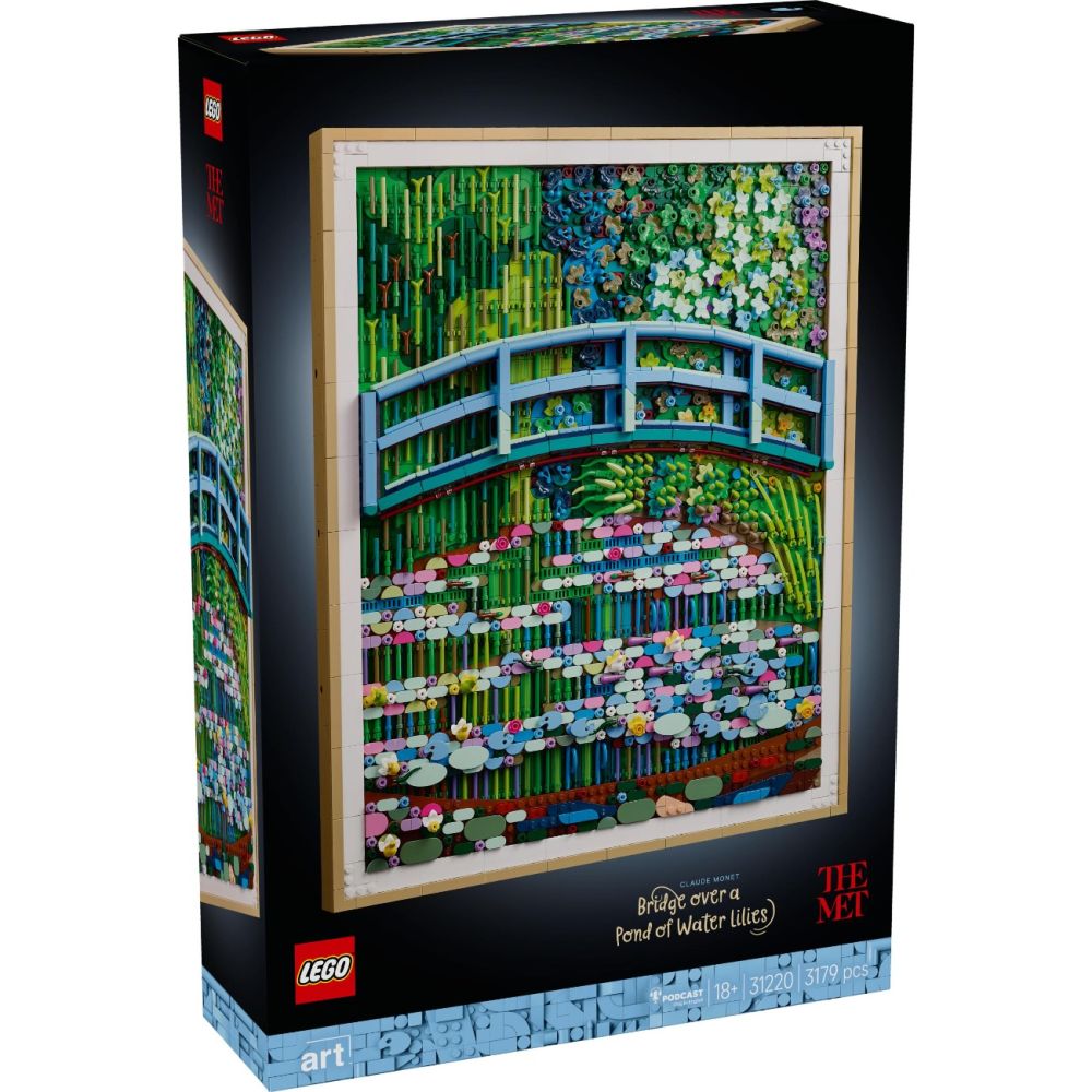 LEGO® Art - Claude Monet - Клод Моне – „Мост над езерото с лилиите“ (31220)