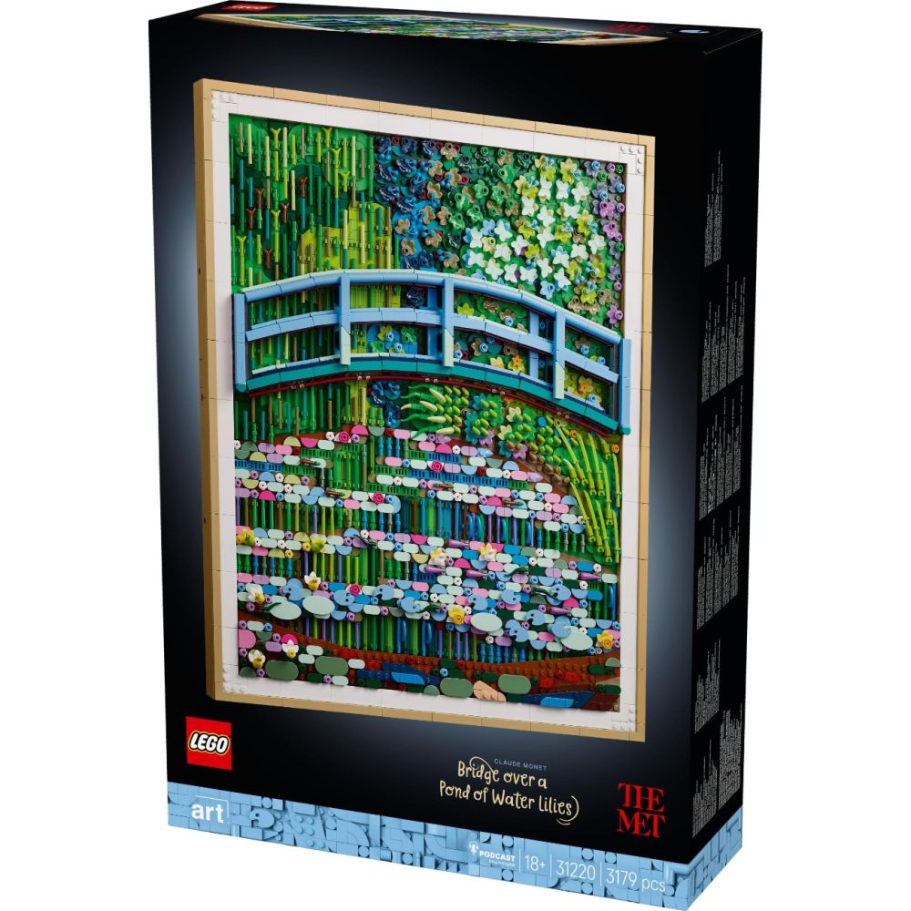 LEGO® Art - Claude Monet - Клод Моне – „Мост над езерото с лилиите“ (31220)