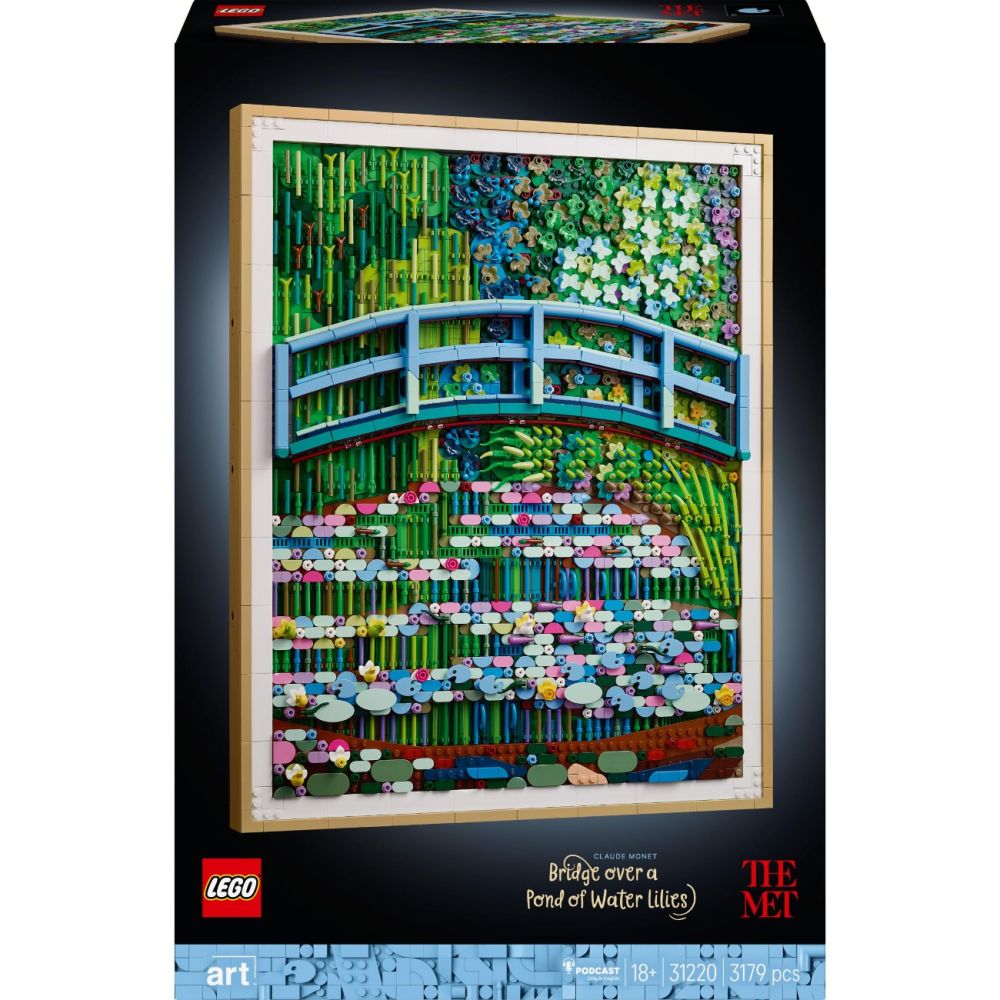 LEGO® Art - Claude Monet - Клод Моне – „Мост над езерото с лилиите“ (31220)