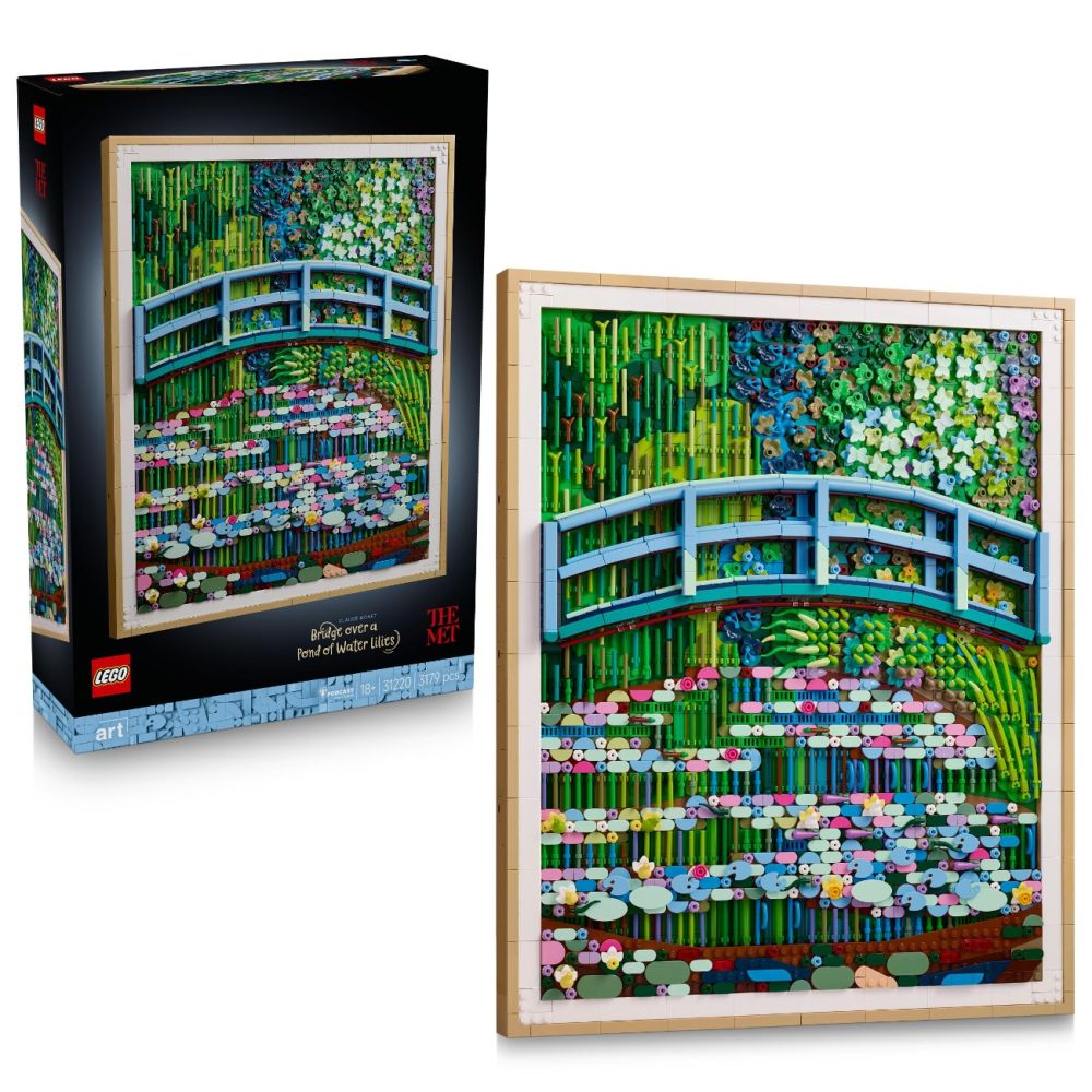 LEGO® Art - Claude Monet - Клод Моне – „Мост над езерото с лилиите“ (31220)