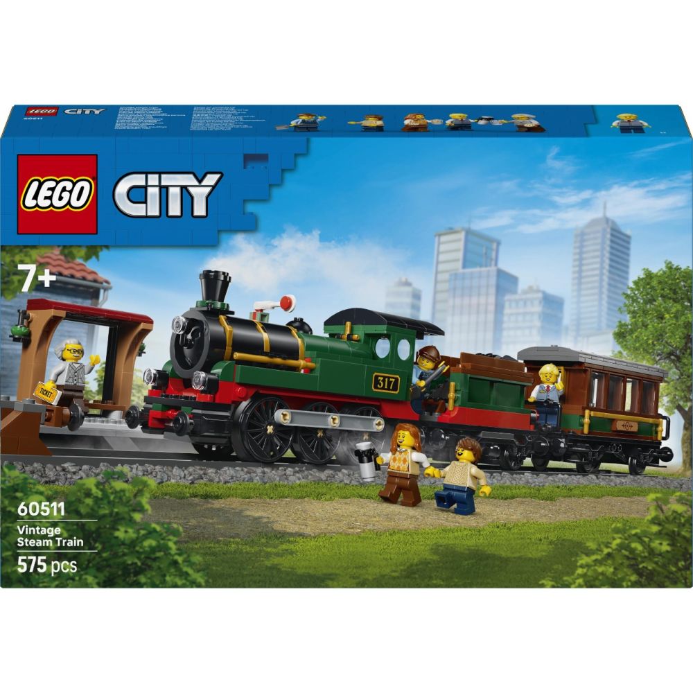 LEGO® City - Старомоден парен влак (60511)