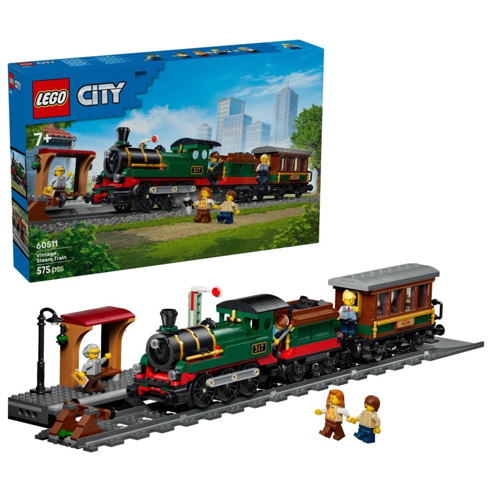 LEGO® City - Старомоден парен влак (60511)