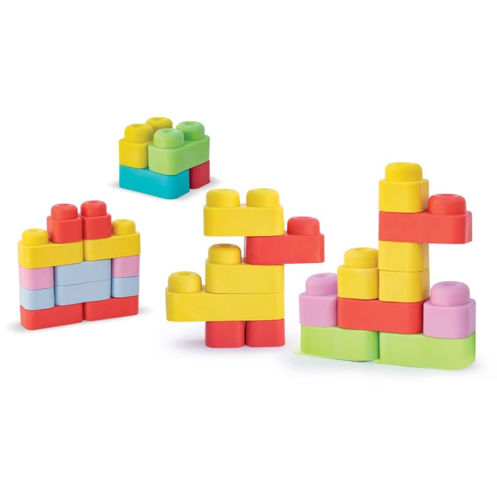 Строителен комплект, Dede, Soft Big Blocks, 12 части