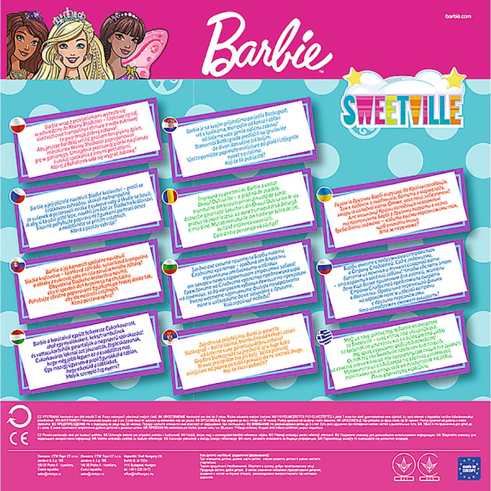 Настолна игра Trefl, Barbie Sweetville