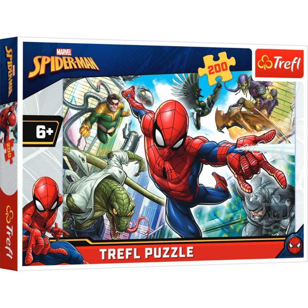 Пъзел Trefl 200 части, Роден да бъде супергерой, Spiderman