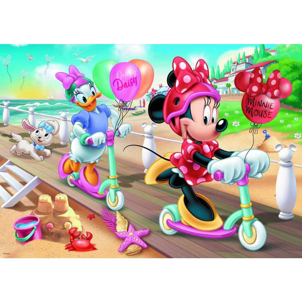 Пъзел Trefl 200 части, Мини на плажа, Minnie Mouse