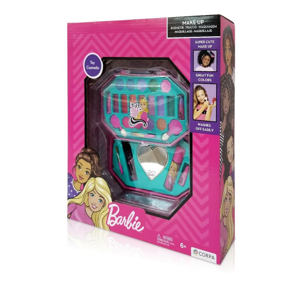 Комплект за грим, 2 нива, Barbie