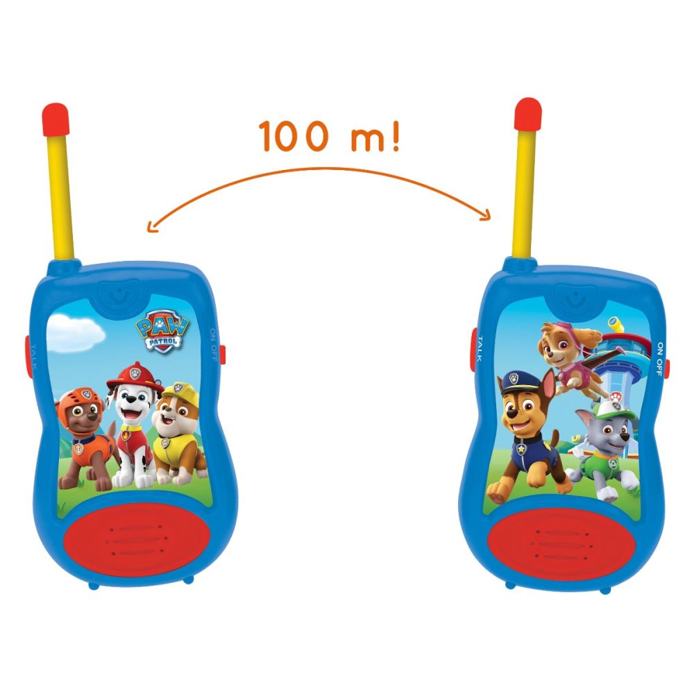 Комплект уоки токи с обхват 100м, Paw Patrol