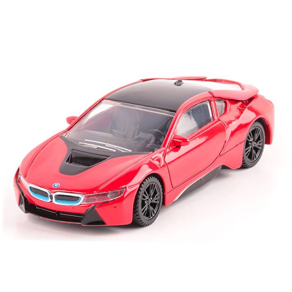 Количка Rastar BMW I8, Червена, 1:43