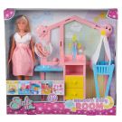 Игрален комплект Steffi Love, Бебешка стая с кукла и аксесоари