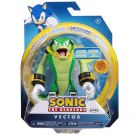 Подвижна фигурка с аксесоар, Sonic the Hedgehog, Vector, 10 см