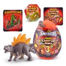 Фигурка на динозавър в яйце, Smashers, Mini Light Up Dino, Сив, 13 см