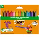 Комплект восъчни моливи Plastidecor Bic, P24