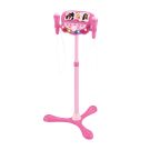 Регулируема стойка с 2 микрофона, Lexibook Barbie, гласови ефекти, светлини и bluetooth високоговорител, Розова