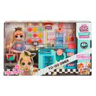 LOL Surprise OMG House of Surprises, To Go Dinner с Кукла Miss Sundae и 45 изненади