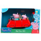 Кола с дистанционно и 2 фигурки, Jada, Peppa Pig