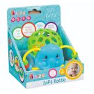 Бебешка играчка BamBam, Мека дрънкалка, Слонче
