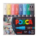 Комплект маркери Posca, UNI PC-1M, 0.7 мм, 8 цвята