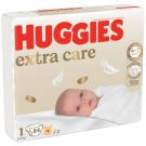 Памперси Huggies, Extra Care Mega, Размер 1, 2-5 кг, 84 бр.