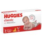 Памперси Huggies, Classic Jumbo,Размер 3, 4-9 кг, 52 бр.