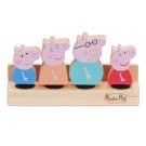 Комплект от 4 дървени фигурки, Peppa Pig