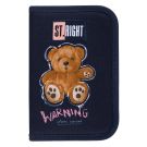 Ученически несесер с 1 цип, необорудван, 2 отделения, St Majewski, St. Right Teddy Bear