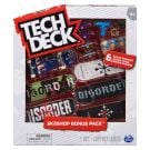 Комплект 6 мини скейтборда, Tech Deck, Sk8Shop Bonus Pack, Disorder, 20136710