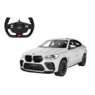 Количка с дистанционно, Rastar BMW X6 M, Бял 1:14 