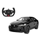 Количка с дистанционно, Rastar BMW X6 M, Черна 1:14 
