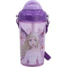 Пластмасова бутилка със сламка, Disney Frozen, 465 мл