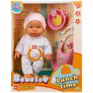 Кукла Bebelou, Време за обяд, Dollz And More, Розов, 35 см