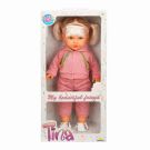 Кукла Тина в спортен тоалет, Dollz And More, Светло розово, 45см