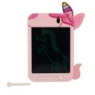 Цифров таблет LCD, за писане и рисуване, Edu Sun, 10.5 инча, Еднорог, Розов