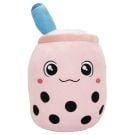 Плюшена играчка, Puffy Friends, Чаша със сламка, Розова, 35 см