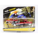 Количка Maisto, Chevrolet Bel Air с ремарке Alameda Trailer Red, 1:64