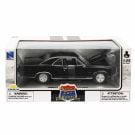 Метален автомобил, New Ray, 1966 Pontiac GTO, Черен, 1:25