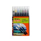 Флумастери с връх тип четка x. Brush Herlitz, комплект 6+1