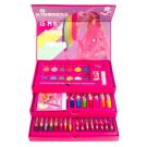 Комплект за рисуване в кутия с чекмеджета, Barbie, 31 части