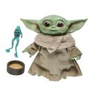 Плюшена интерактивна играчка със звуци Star Wars Baby Yoda, 19 см