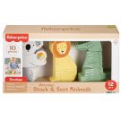 Дървени формички, Fisher Price, Животни, 10 части, HXV04
