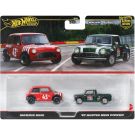 Комплект 2 метални колички, Hot Wheels, Morris Mini и Austin Mini Pickup, JBK97