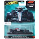 Метална състезателна количка, Hot Wheels, Formula 1, Mercedes-Benz 2024 (#63), JBM18