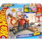 Комплект за игра с количка, Hot Wheels, Downtown Candy Shop, JBM62