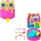 Комплект за игра с кукла и аксесоари в чантичка, Polly Pocket, Kitty Popsicle, JCB17