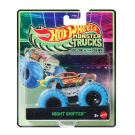 Количка Hot Wheels, Monster Truck, Glow In The Dark, Night Shifter, JCG71